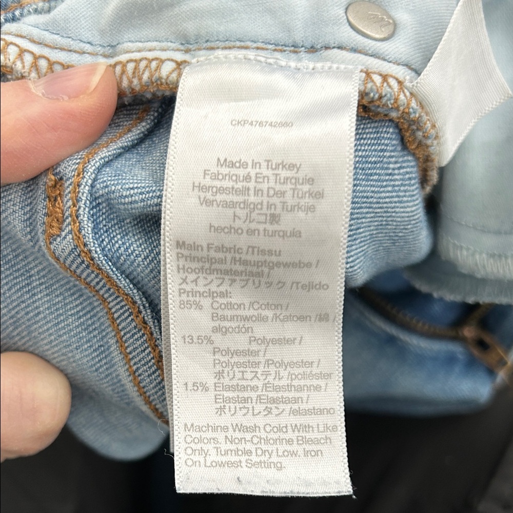 Madewell mid rise kick out Jeans - Picture 4 of 6
